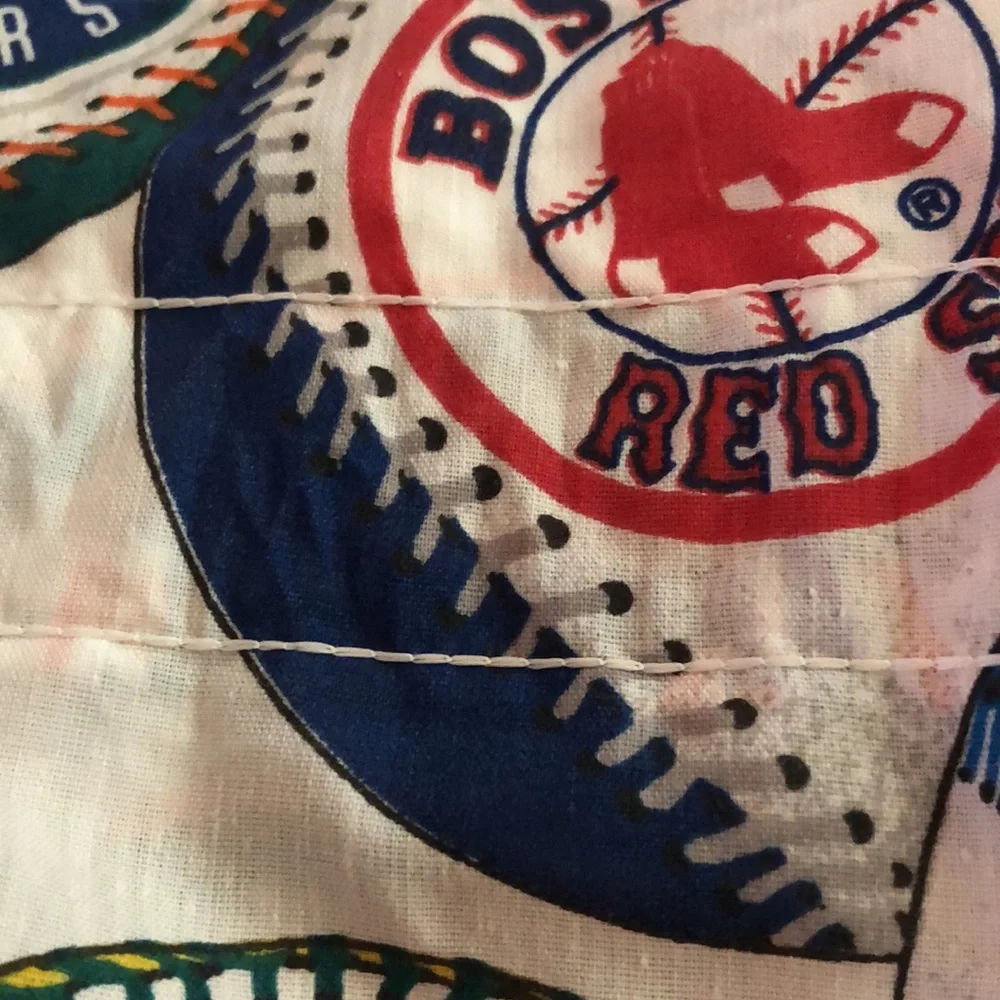 Baseball curtains MLB Decor Baseball Office Baseball Vintage MLB Logo VTG